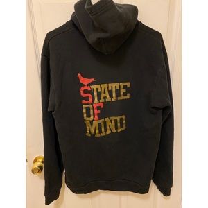 Adapt State of Mind Black Zip-up Hoodie Size XL